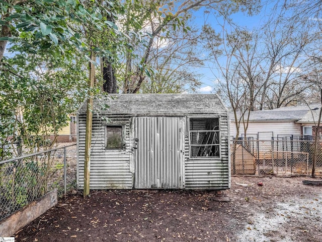 view of outbuilding