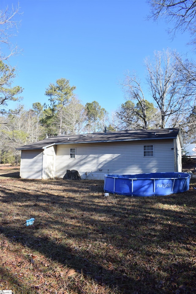 view of back of property