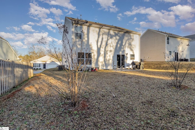 view of rear view of property