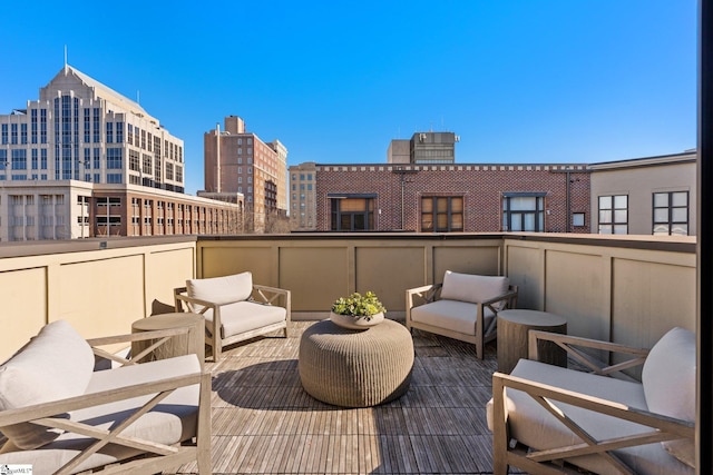 view of patio / terrace with outdoor lounge area