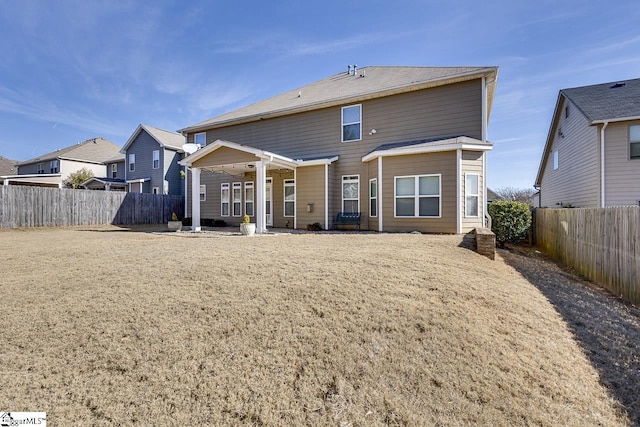 view of back of property