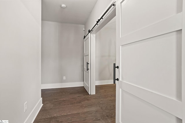 bathroom with hardwood / wood-style floors