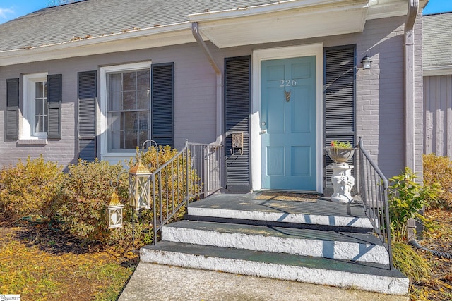 view of entrance to property