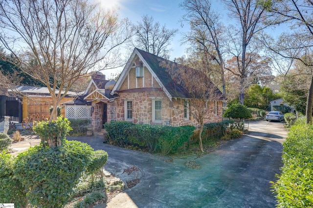 view of english style home