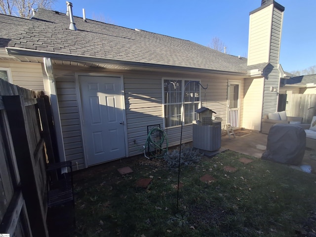 rear view of house featuring a patio area