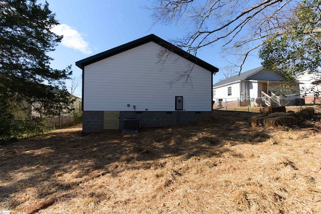 view of home's exterior