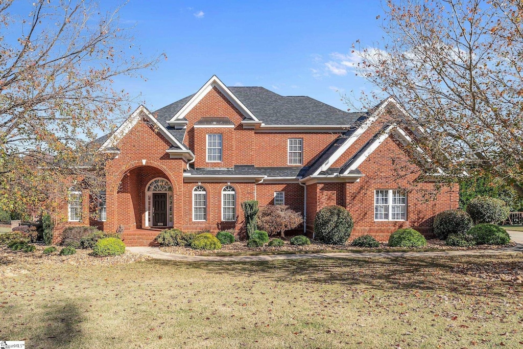 view of property with a front yard