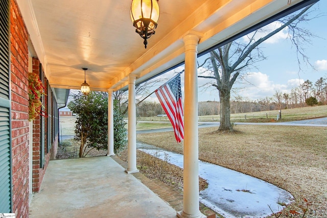 view of patio