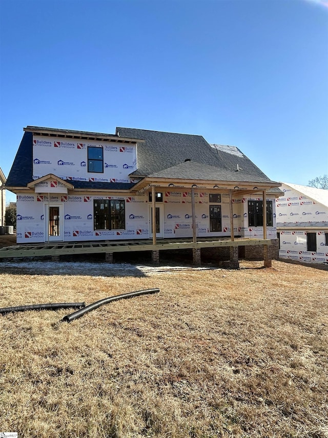 view of back of property