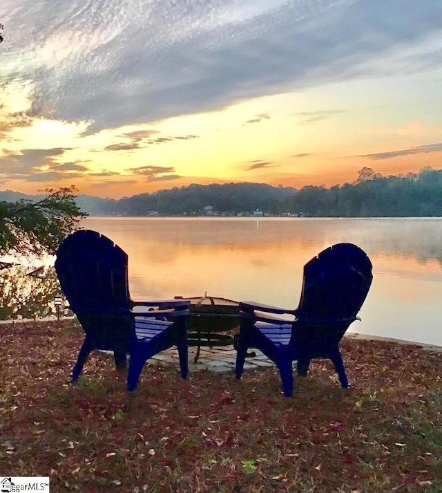 property view of water