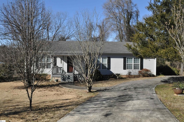 view of ranch-style house