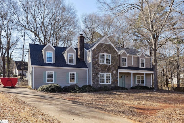 view of front of property