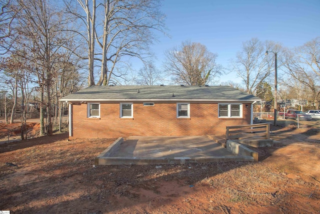 view of rear view of property