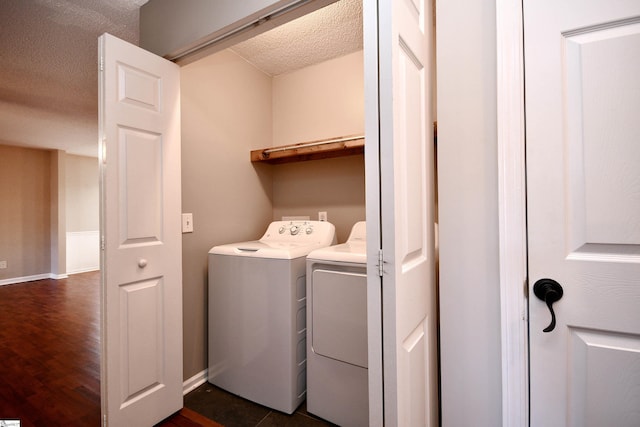 laundry area featuring washer and dryer