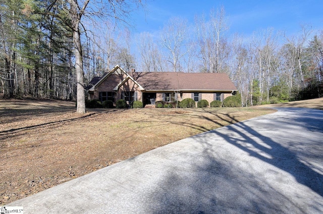 view of ranch-style home