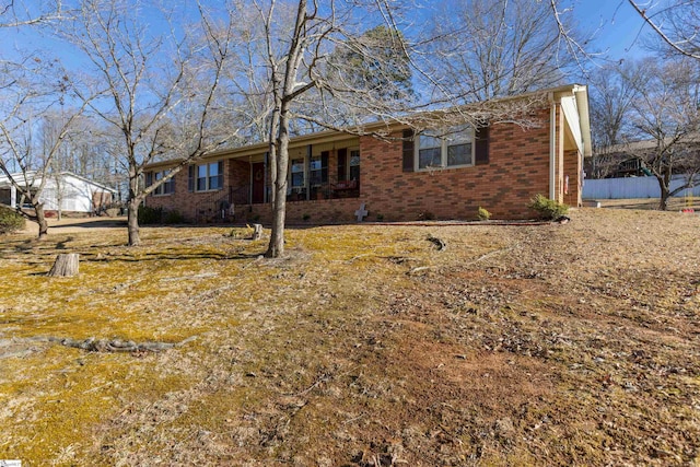 view of ranch-style home