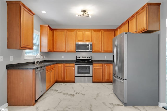 kitchen featuring sink and stainless steel appliances