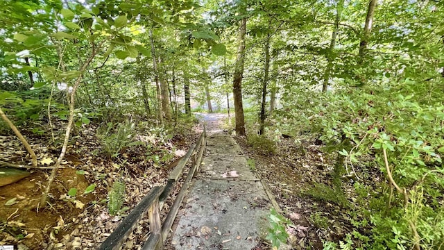 view of road