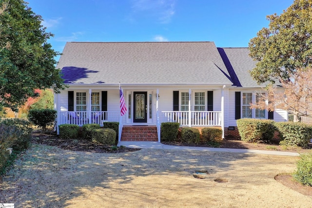 view of front of house featuring a porch