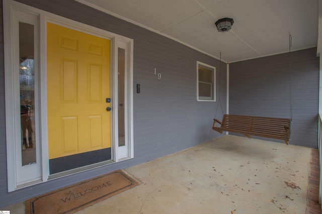 view of property entrance