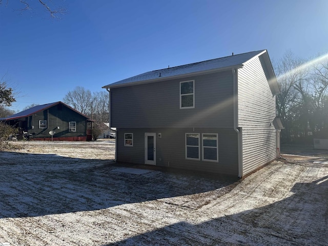 view of back of property