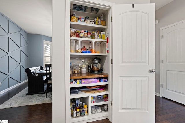 view of pantry