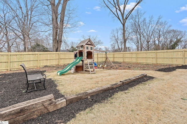 view of jungle gym