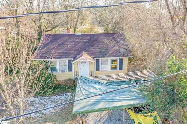 view of front of property