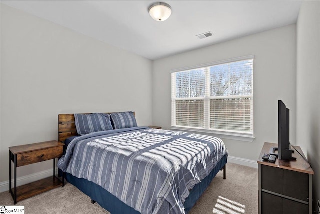 bedroom featuring carpet flooring