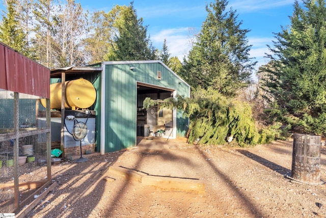 view of outbuilding