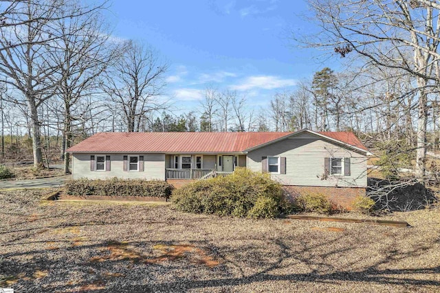 view of front of property