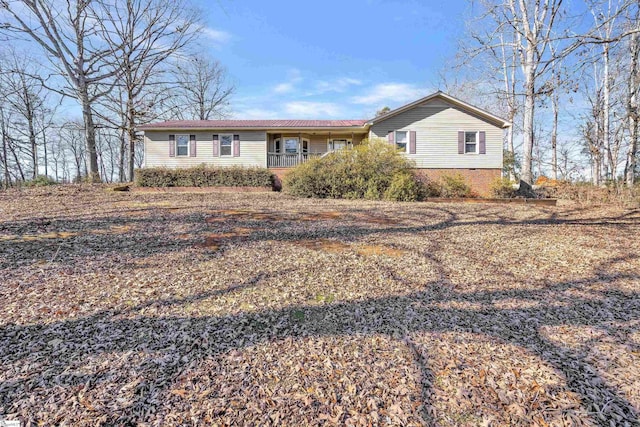 view of ranch-style house