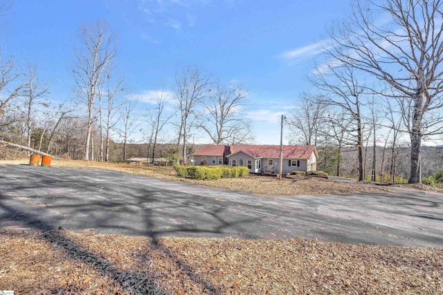 view of front of property