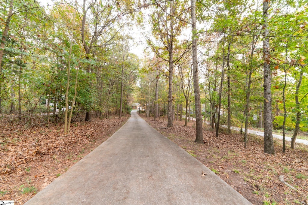 view of road