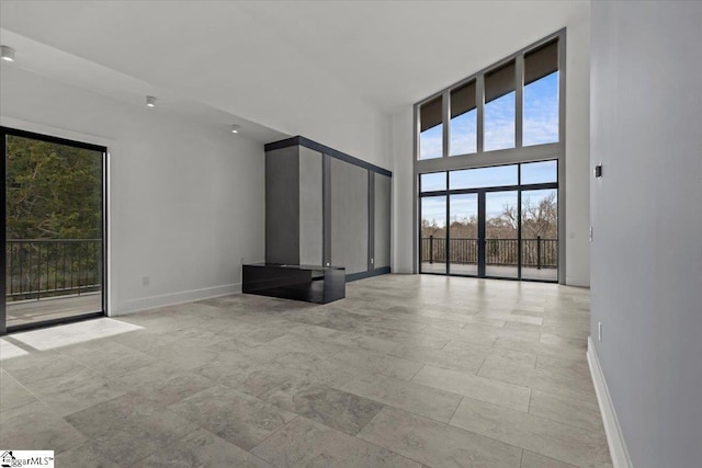 view of unfurnished living room