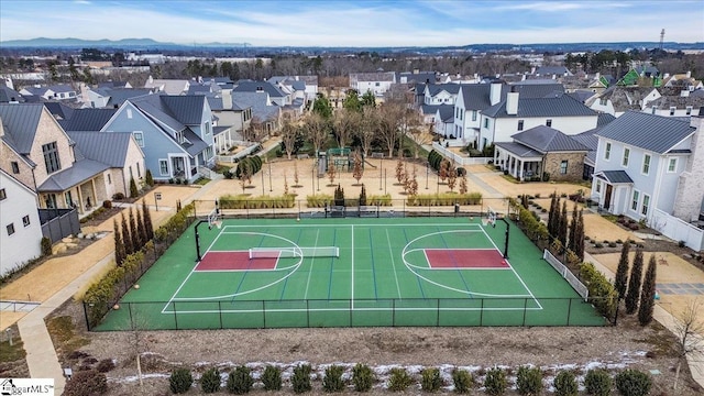 view of sport court