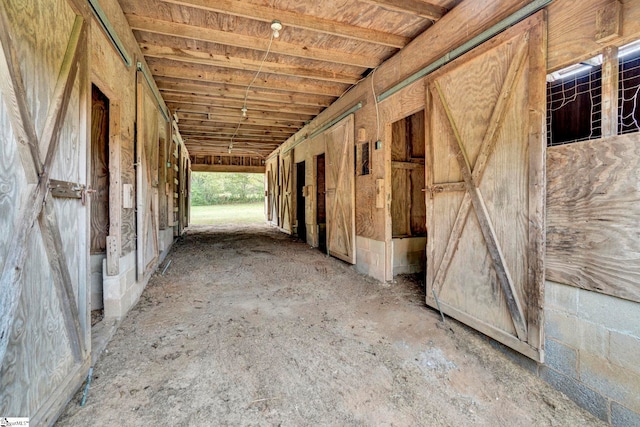 view of stable