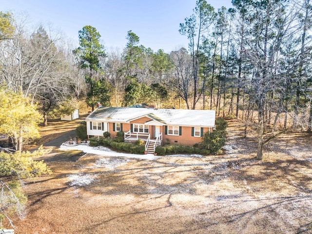 view of ranch-style house