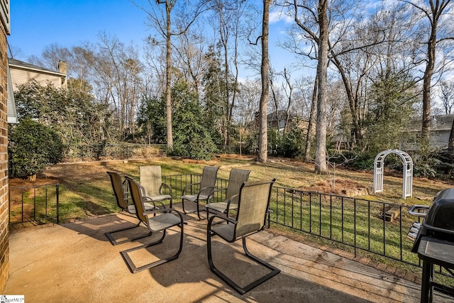 view of patio