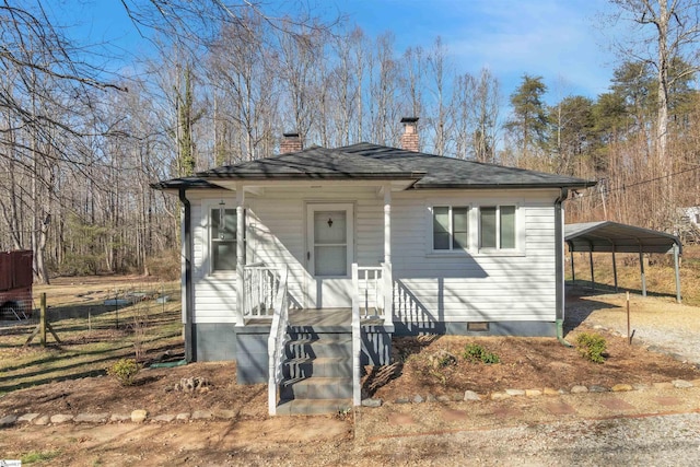 bungalow with a carport