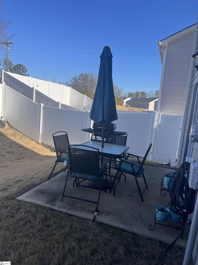 view of patio / terrace