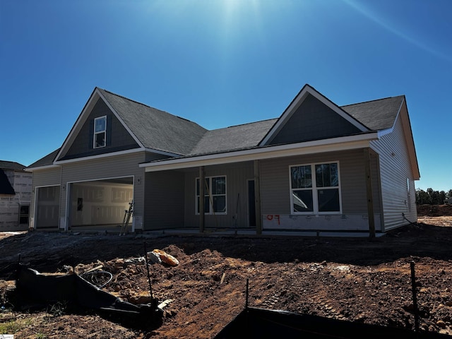 view of front of home with covered porch