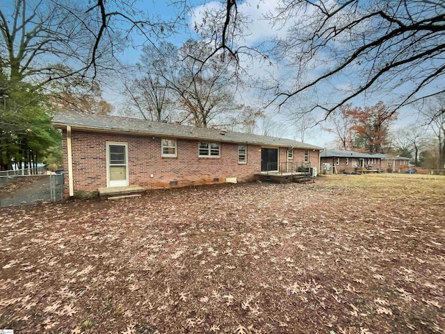 view of rear view of house