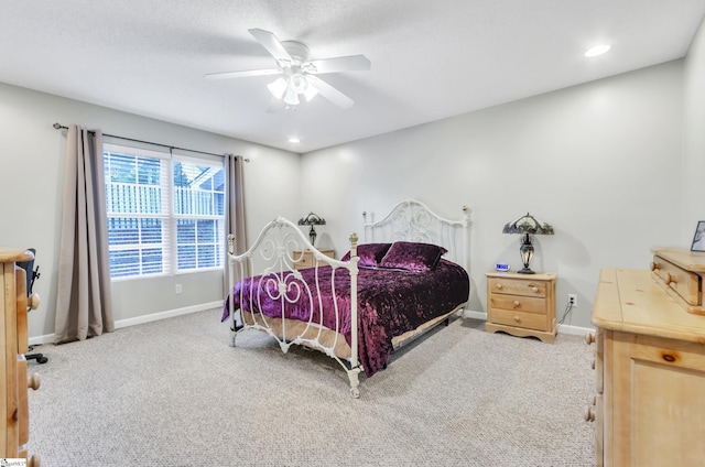 234 Riverrun Dr, Spartanburg, SC 29302 - bedroom with ceiling fan and carpet flooring