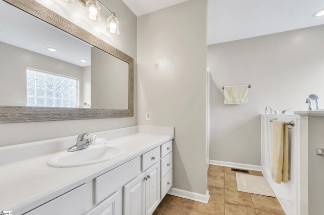 234 Riverrun Dr, Spartanburg, SC 29302 - bathroom featuring tile patterned flooring and vanity