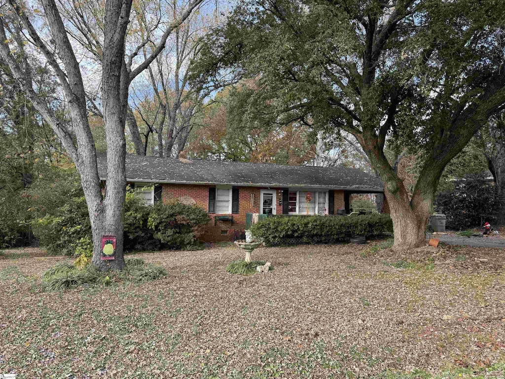 view of ranch-style house