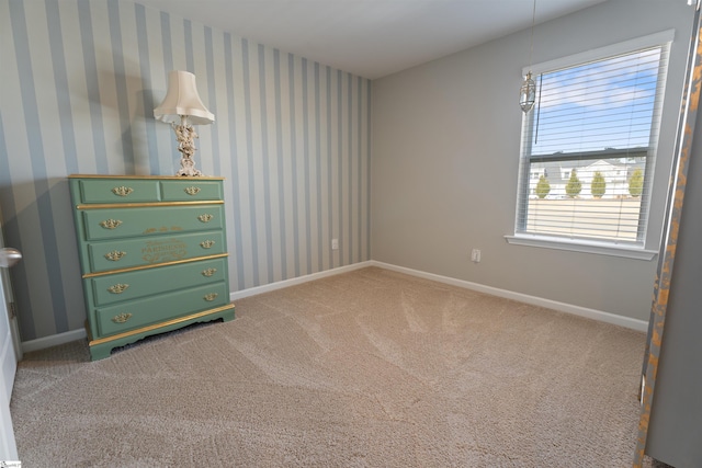 unfurnished bedroom with carpet