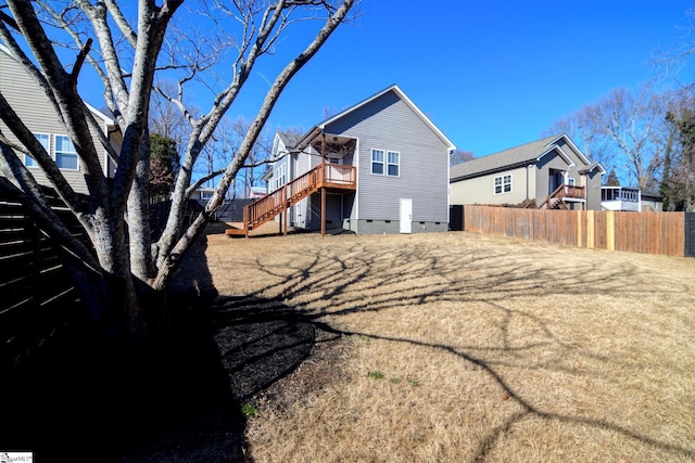 view of rear view of property