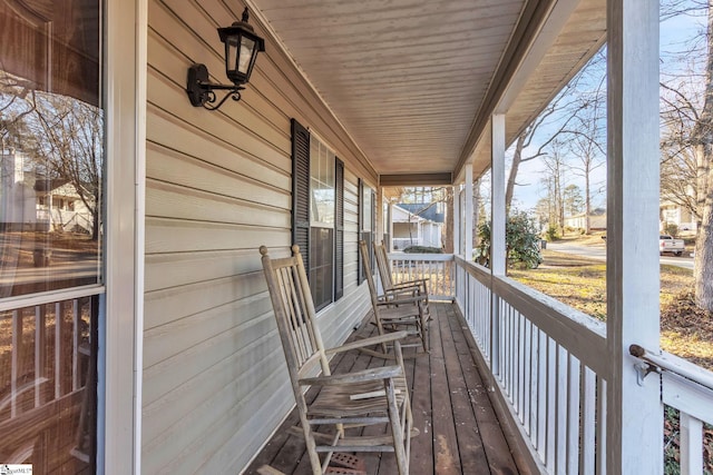 view of deck