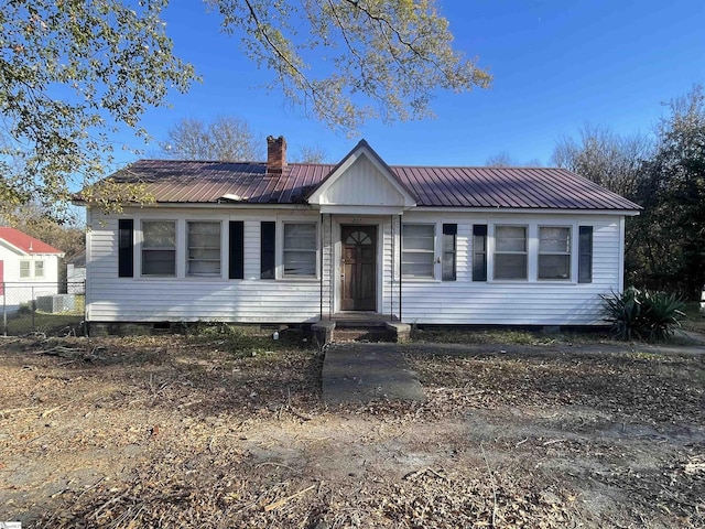 view of front of property